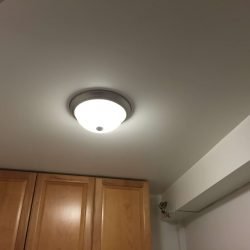 ceiling repaired and painted