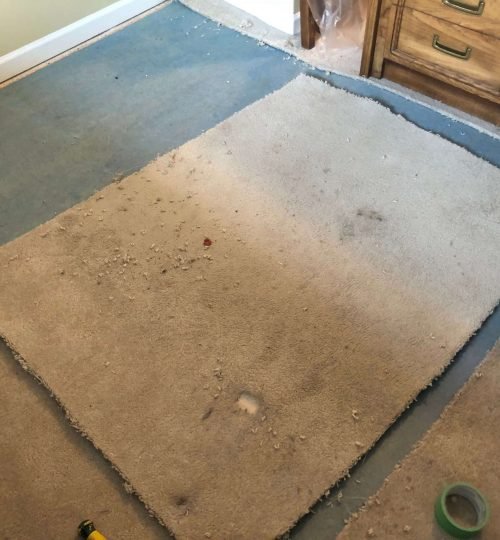 Starting The Bedroom Carpet Removal