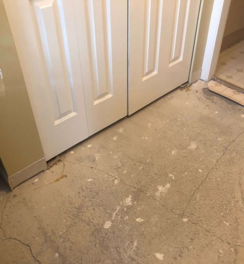 Bedroom Carpet Removed
