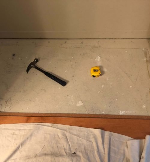 Closet Floor Preparation