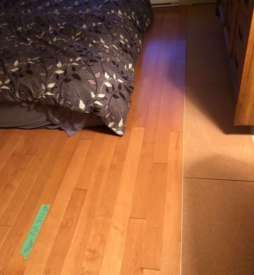 Flooring Installation Nearing Completion