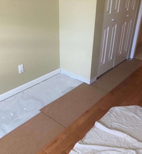 Flooring Installation Nearing Completion