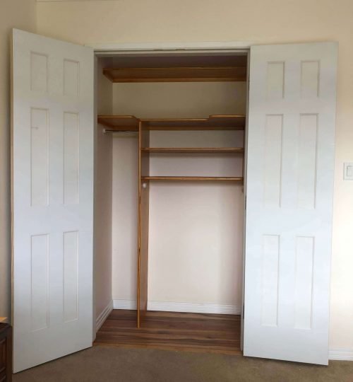 New doors installed on Lynn's closet