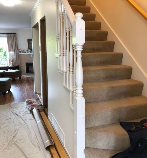 Old Newel Post and Spindles