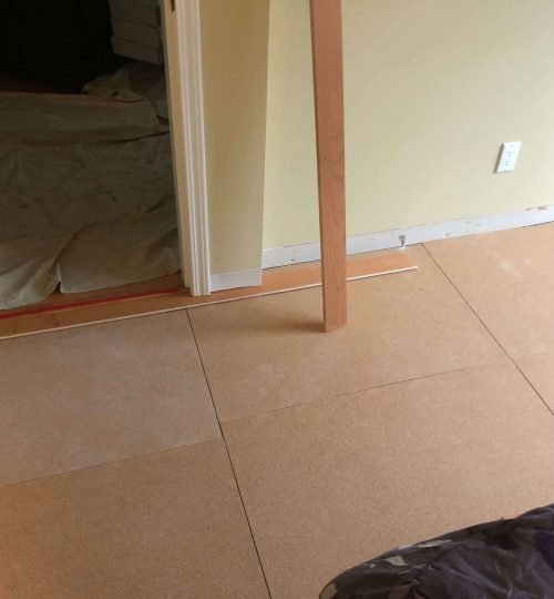 Start of the Flooring Installation