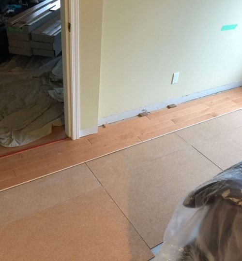 Start of the Flooring Installation